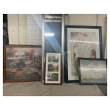 Framed Artwork and Mirror Collection