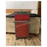 Two-Piece Metal Tool Chest on Casters