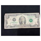 1976 $2 Federal Reserve Note, Series E09417550A
