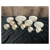 41-Piece Wedgwood Embossed Queensware Dinnerware S