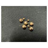 14 kt Gold Beads, .9 grams