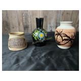 Three Decorative Ceramic Vessels