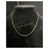 14 Karat Gold Figaro Chain Necklace