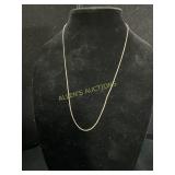 Sterling Silver Chain Necklace, 4.6 Grams