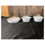 Corning Ware Dishes with Glass Lids