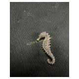 Sterling Silver Seahorse Pendant, 4.2 Grams