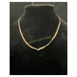14 kt Gold Chain with Textured Design