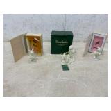 Three Snowbabies Figurines with Boxes