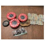 Vintage Tins, Hardware, and Texcel Tape Containers