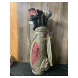 Wilson Golf Bag with 22 Clubs and Accessories