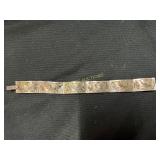 Sterling Silver Bracelet with Abalone Inlay