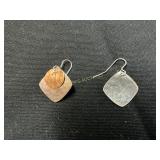 Sterling Silver Dangle Earrings, 2.9 Grams