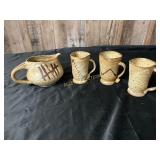 Handmade Stoneware Jug and Mug Set