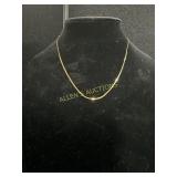 14 Karat Gold Chain Necklace, 1.3 Grams