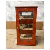 Wooden Watch Display Cabinet With Glass Panels