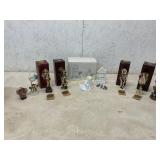 Eight Figurines and Accessories
