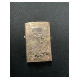 Engraved 950 Silver Lighter