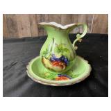 Japanese Porcelain Pitcher and Bowl Set