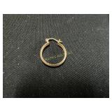 10 kt Gold Hoop Earring