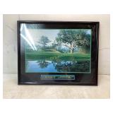 Framed Golf-Themed Art Print
