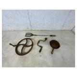 Rustic Cast-Iron and Metal Tools