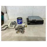 Electronics and Components Lot with Yamaha Tuner