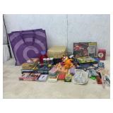 Toys, Games, Art Supplies, and Books