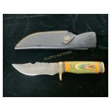 Handmade Fixed Blade Knife With Sheath