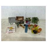 Decorative Items and Faux Fruits