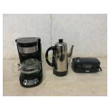 Hamilton Beach Brewer, Percolator, and HP Printer