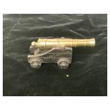 Brass and Cast Iron Miniature Cannon Model