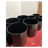 16 Art glass vases various sizes