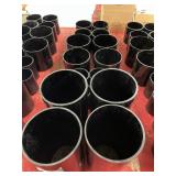 16 Art glass vases various sizes