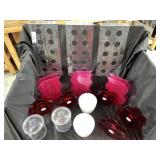 Misc lot of acrylic party pieces