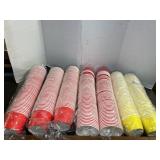 Lot of paper ice cream cups