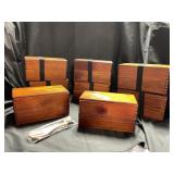 9 Handmade trinket boxes