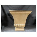 Metal outdoor planter 16 square 18 tall