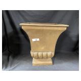 Metal outdoor planter 16 square 18 tall