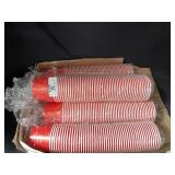 Lot of paper ice cream cups