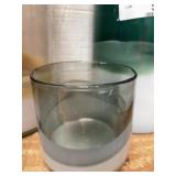 3 Home accent glass vases