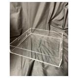 Two acrylic handles trays New in Box