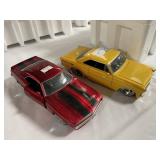 2 Die-Cast Cars