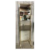 French regency neoclassical cheval dressing mirror