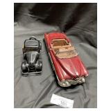 Two diecast car models