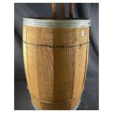 Nail Barrel w/ 3 Wooden Canes