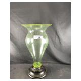 Venetian emerald Glass Vase
