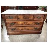 Sm. Marble Topped Dresser