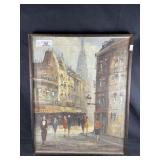 Framed Oil Painting - Old