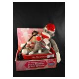 In BOX Mr. Magorium Sock Monkey & Red Wagon