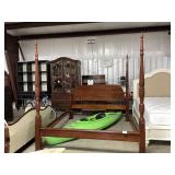 King Sz 4-Poster Rice Bed